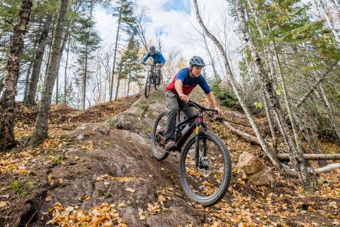rock roll option on gateway bridge trail at split rock by rock solid 