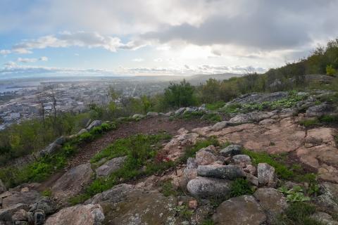 rocky berm